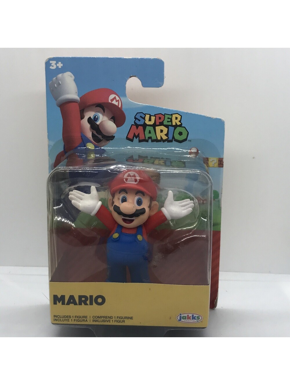 World of Nintendo Super Mario Series Wave 31 Mario Hands In Air 2.5" Figure